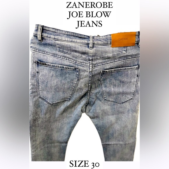 *NWT* Zanerobe - Joe Blow Worker Blue Denim Jeans in Size Mens 30 - Picture 1 of 16